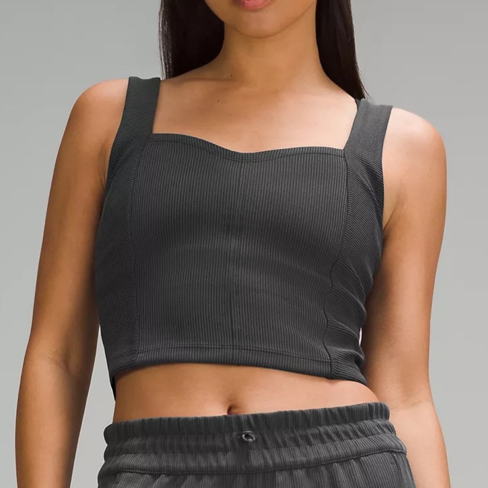 Lululemon Ribbed Softstreme sweetheart tank top